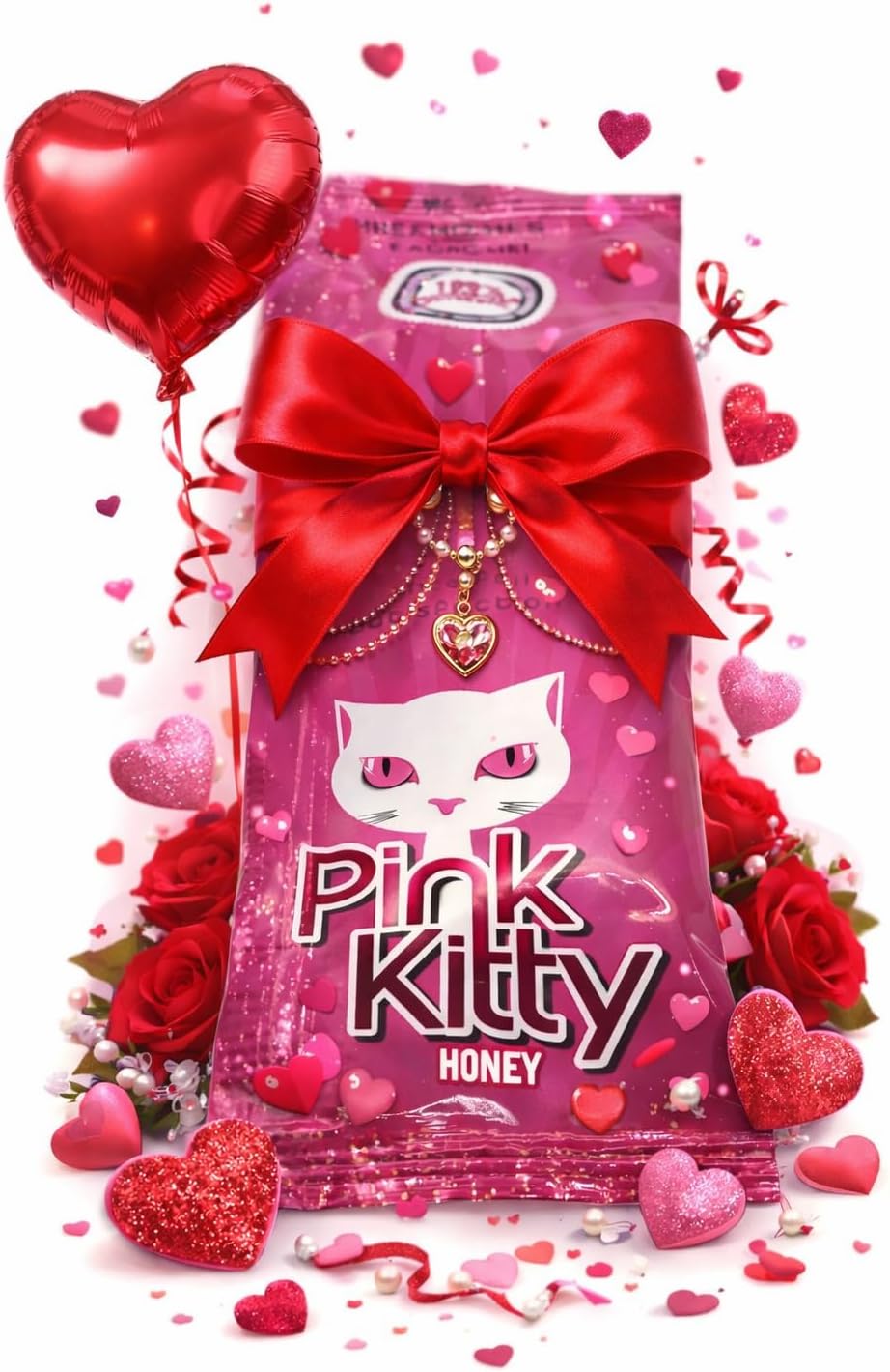 Pack OF 24 Pink Kitty HONEY (Honey for her). for Women only (Pack (24)