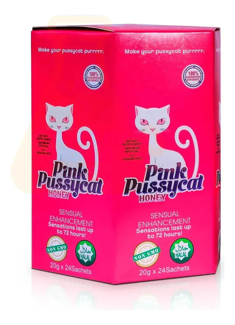Pack OF 24 Pink Kitty HONEY (Honey for her). for Women only (Pack (24)