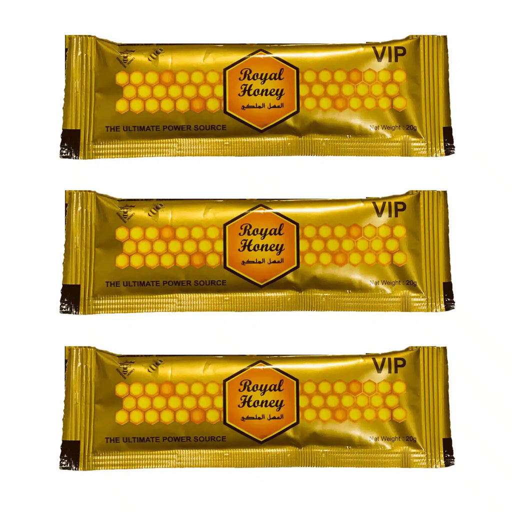 Royal Honey.12 Pack - raw Honey Natural Energy Vitality Packs