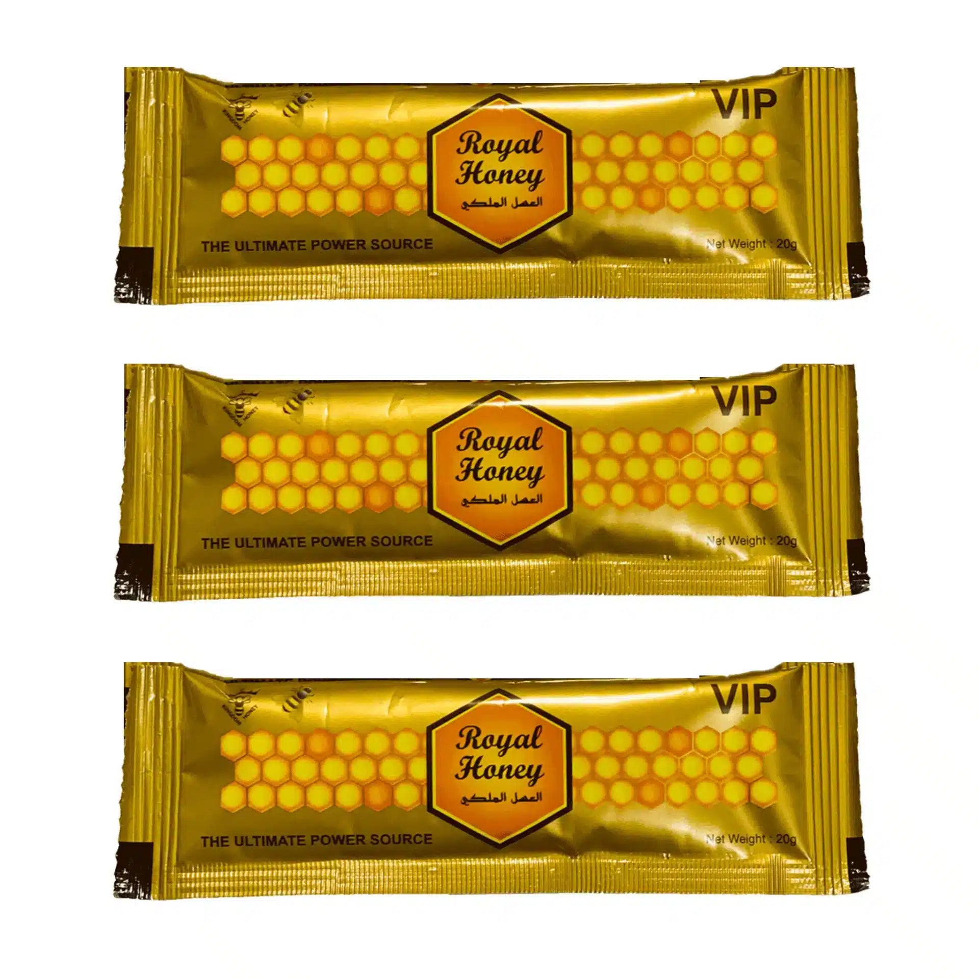 Royal Honey.12 Pack - raw Honey Natural Energy Vitality Packs